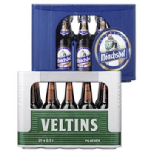 Veltins Pilsener, V+ oder M&ouml;nchshof 10.99&nbsp;&euro;
