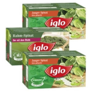 iglo Rahm- oder Junger Spinat 1.11&nbsp;&euro;
