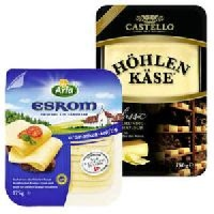 Arla Esrom oder Castello H&ouml;hlenk&auml;se Classic