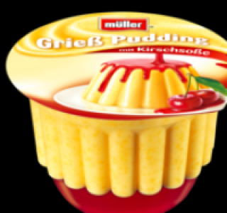 MÜLLER Pudding mit Soße 0.85 €