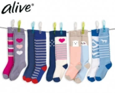 ALIVE®Kinder-Kniestrümpfe, 2 Paar 2.49 €