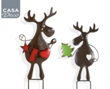 CASA DECO® Metallstecker, 2er-Set