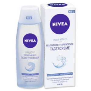 Nivea Feuchtigkeitsspendende Tagescreme, Gesichtswasser oder Reinigung 3.49&nbsp;&euro;