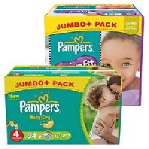 Real  Pampers Windeln Baby Dry oder Active Fit
