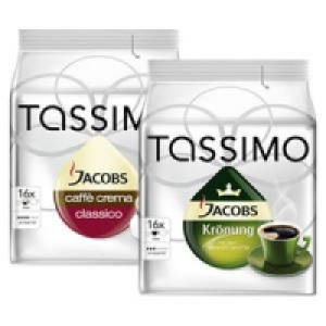 Tassimo Jacobs Caffé Crema Classico oder Latte Macchiato Classico 3.69 €