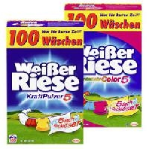 Weißer Riese Waschmittel-Pulver