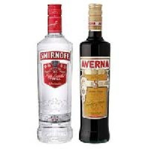 Smirnoff Vodka, Lime, Green Apple oder Averna Amaro