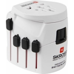 SKROSS World Adapter Pro+ Der Erste Kompakte & Sicherste 3-Pol Adapter 12.99&nbsp;&euro;