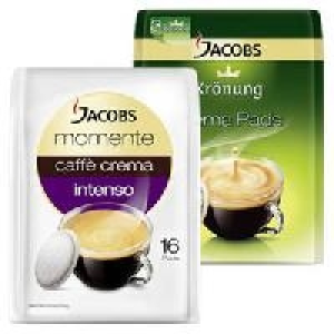 Jacobs Kr&ouml;nung Kaffepads oder momente Kaffeepads