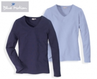 BLUE MOTION®Langarm-Basic-Shirts, 2 Stück