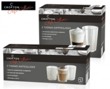 CROFTON® CHEFS COLLECTION Thermo-Kaffeegläser