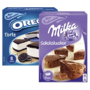 Oreo Torte oder Milka Schokokuchen Backmischung 2.79 €