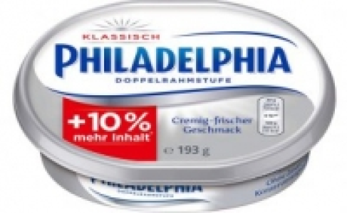 Philadelphia Frischkäsezubereitung 0.88 €