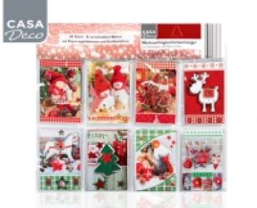 CASA DECO®Weihnachts-Geschenkanhänger