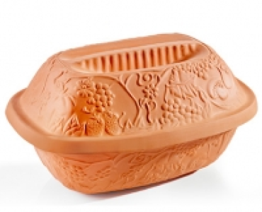 Terrakotta-Schmortopf