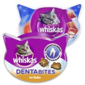 whiskas Dentabites oder Knuspertaschen 0.88 €