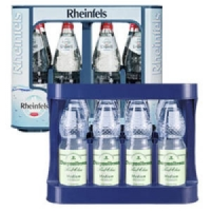 Burgwallbronn First Class Mineralwasser oder Rheinfels Mineralwasser 3.33&nbsp;&euro;