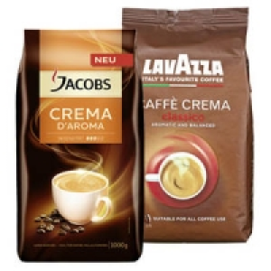 Jacobs Krönung, Crema D´Aroma, Espresso D´Aroma, Lavazza Caffè Crema C