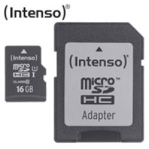 Highspeed-microSDHC-Speicherkarte 16 GB mit Adapter 7.99 €