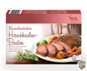 Neuseel&auml;ndischer Hirschkeulen-Braten
