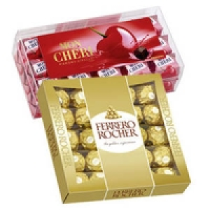 Ferrero Mon Ch&eacute;ri oder Rocher 3.99&nbsp;&euro;