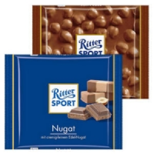 Ritter Sport Schokolade oder Bio-Schokolade 0.69&nbsp;&euro;