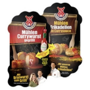 R&uuml;genwalder M&uuml;hlen Currywurst, gegrillt oder M&uuml;hlen Frikadellen in Cur 1.99&nbsp;&euro;