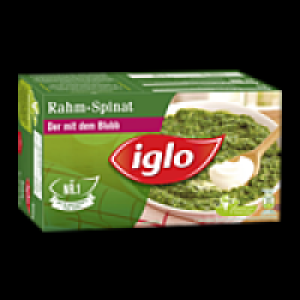 Iglo Rahmspinat, Blattspinat, W&uuml;rzspinat oder Rahmspinat Laktose frei