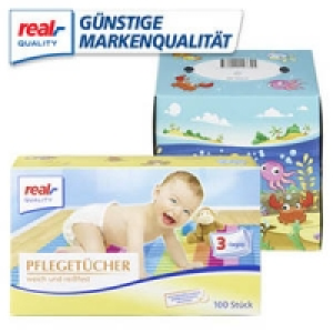 Baby-Pflegetücher oder Kids-Taschentücher 0.99 €