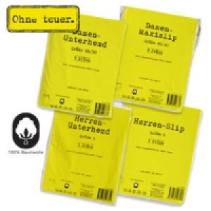 Damen- oder Herren-Achselhemden oder -Slips 9.99&nbsp;&euro;