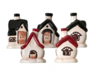 Weihnachtshaus mit LED-Beleuchtung