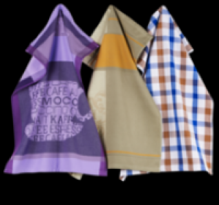 HOME IDEAS Jacquard-Geschirrt&uuml;cher 4.99&nbsp;&euro;