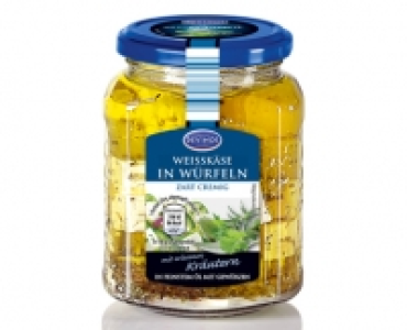 DEVINOS&reg;Wei&szlig;k&auml;se in W&uuml;rfeln