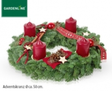 GARDENLINE®Adventskranz oder -gesteck