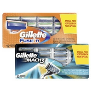 Gillette Mach3 oder Fusion Rasierklingen 29.99&nbsp;&euro;