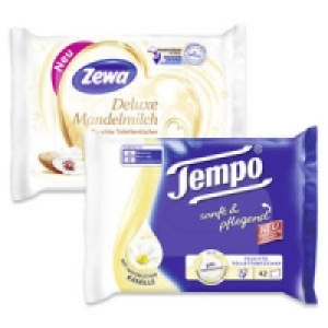 Tempo oder Zewa Feuchtes Toilettenpapier Nachf&uuml;llpackung 1.59&nbsp;&euro;