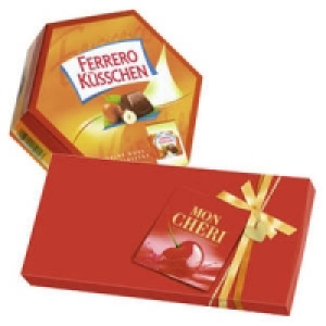 Mon Chéri oder Ferrero Küsschen 1.99 €