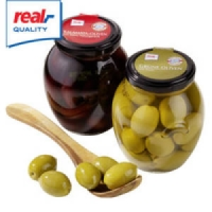 Griechische Kalamata, Gr&uuml;ne Oliven mit Stein oder Gr&uuml;ne Oliven, gef&uuml;ll 2.49&nbsp;&euro;