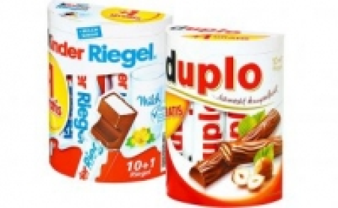 kinder Riegel oder duplo 1.39&nbsp;&euro;