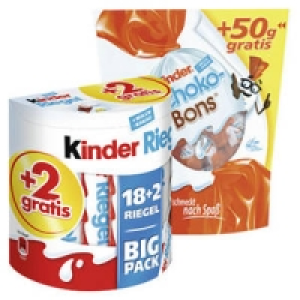 duplo, kinder-Riegel oder kinder Schoko-Bons 2.69&nbsp;&euro;