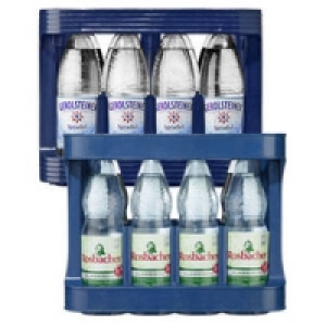 Rosbacher Mineralwasser oder Gerolsteiner Sprudel, Medium, Naturell 5.99&nbsp;&euro;