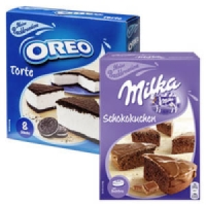 Oreo Torte oder Milka Schokokuchen Backmischung 2.79 €