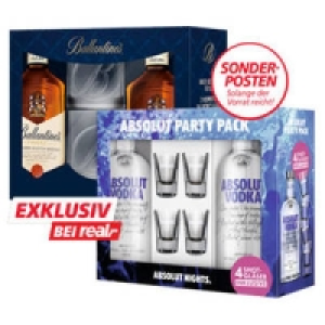 Absolut Vodka oder Ballantine&acute;s Finest Scotch Whisky 22.99&nbsp;&euro;