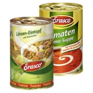 Erasco 1 Portion Linsen-Eintopf oder Gulaschsuppe 1.11&nbsp;&euro;