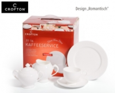 CROFTON®Kaffeeservice, 20-teilig  Classic Bone China 