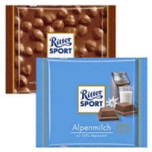 Ritter Sport Schokolade oder Bio Schokolade 0.66&nbsp;&euro;