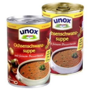 Unox Ochsenschwanzsuppe oder Gulaschsuppe, konzentriert 0.99 €