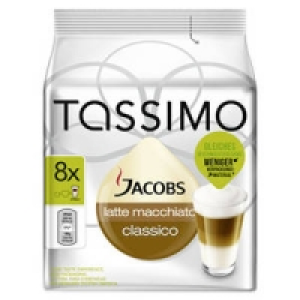 Tassimo Jacobs Caffé Crema Classico oder Latte Macchiato Classico 3.79 €