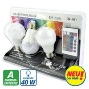 LED-Lampen-Set RGB+W 29.95&nbsp;&euro;