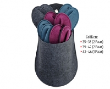 Gästepantoffel-Set, 5 Paar